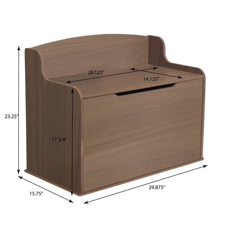 Kidkraft austin best sale toy box espresso